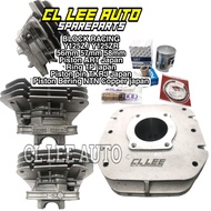 BLOCK RACING Y125Z / Y125ZR 56MM 57MM 58MM PISTON DT ART JAPAN PISTON PIN TKRJ PISTON BERING NTN COP