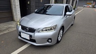 2011 LEXUS CT200H 銀色跑4.9萬公里 原鈑件 低里程 油電車 省油 掀背車 中古車