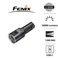Đèn pin Fenix LR36R độ sáng 10000 lumen tầm chiếu xa 1260m 2 pin 21700 5000mAh màn hình OLED cảm biế