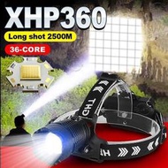 台灣現貨XHP360超大功率LED頭燈 XHP160 XHP199 USB充電頭燈 XHP90.2大功率頭燈 18650