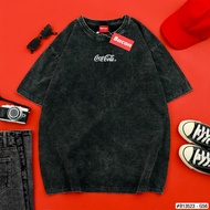 (ส่งจากไทย🇹🇭) เสื้อฟอกวินเทจ Oversize | COCA-COLA