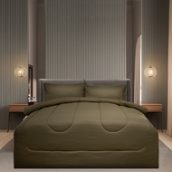 MIDORI Home รุ่น City Life ชุดเครื่องนอน ลายSea waves สีครีม สีน้ำตาล