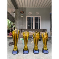 Champions trophy Custom trophy stainless steel trophy/