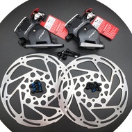 Brand New TRP HY/RD Flat Mount Calipers Set TRP HD-C711 hy/rd Flat Mount Cable Actuated Hydraulic Di