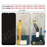 Touch Screen Digitizer Assembly For Oukitel C57 C58 C59 C60 C61 C65 Pro LCD Display,Phone Screen Rep