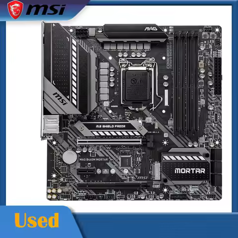 MSI B460M MORTAR Intel B460 Motherboard Micro ATX For LGA 1200 CPU I5 10400F 10600K I7 10700K i31010