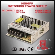 HF75W-LSM-5 HF75W-LSM-12 HF75W-LSM-15 HF75W-LSM-24 HF75W-LSM-36 HF75W-LSM-48 HENGFU Switching Power 