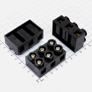 JX5-6003 Terminal 3-Pole Rail Mount Block 60A 500V Wire Size 2.5-16mm