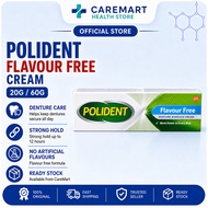 POLIDENT FLAVOUR FREE CREAM 20G (EXP:11/2026) | 60G