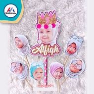 Custom Cupcake Topper Custom Photo Topper Custom Cupcake Topper
