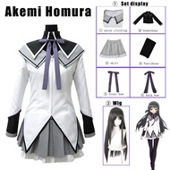 Anime Puella Magi Madoka Magica Akemi Homura Cosplay Costume Clothing Customization
