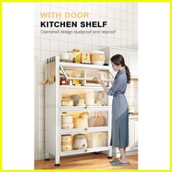 △ ☾ ✻ NETEL Kitchen Storage Rack Fully Closed Multifunctional Rack Dish Rack With door
