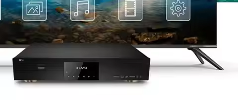 A-123 GIEC G5800 4K UHD Blu-ray player DVD player HD hard disk player for home With hard disk compar