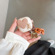 ins cute bear Case Baseus E19 / E20 / WM01 WM02 /E17 E18 E16 BD1 MC1 case fashion bluetooth Earphone