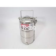 3-Tier FOOD CARRIER / FOOD CARRIER S/S 10X3 ZEBRA