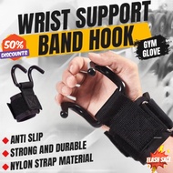 1/2pcs Weight Lifting Hook Grips With Wrist Wraps /Fitness Wrist Guard/Dumbbell Assisted Wrist Suppo