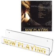 Kamehame Now Playing Vinyl Record Stand, Clear Vinyl Record Holder Wall Mount, Acrylic Album Record