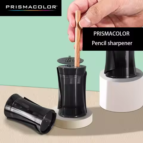 American Prismacolor Premier Double - Hole Pencil Sharpener: Wide Point for Coverage & Fine Point fo