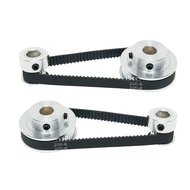 2GT Timing pulley set ， reduction ratio transmission component GT2 Pulley Belt Kit 48T 20Teeth