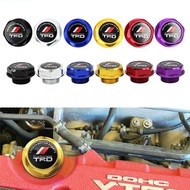 TRD Aluminum Engine Oil Cap Fuel Filler Tank Cover For Toyota Vios SEG AE101 Perodua Myvi