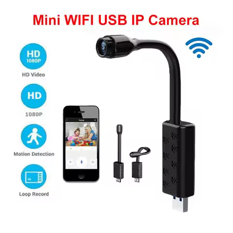 1080P WiFi IP Mini Camera Wireless Micro Webcam Night Vision Cam Remote View Video Audio Recorder Hu
