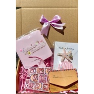 Custom Name Mirror ComBo + Starfish Clip Set🪼+hammad e card+Gift box🪽