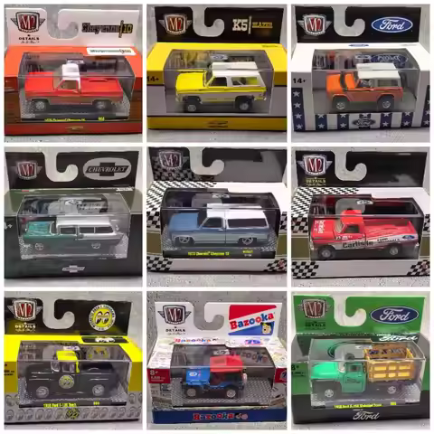 M2 machines 1:64 1967 Shelby GT500 mustang R36 gmc dodge van funny car Collector's edition alloy car