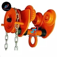 Gear Trolley Hoist Tackle CP 3 Ton Geared Trolley 3 Ton Chain Block