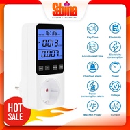 Power Counter Socket Watt Meter Overload Cost Digital Alarm