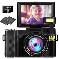 Cross-Border E-Commercial Digital Camera Video Camera 3 Million Full HD 2.7K with Flip HD Screen R2S