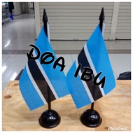 BOTSWANA wooden table pole + flag