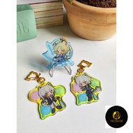 Honkai Star Rail Keychain • HSR Keychain [ Stelle + Caelus + Yanqing ]