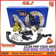 15MM LC135 4S CONVERT Y15ZR Y15 ARM PNP BRAKE SYSTEM SET REAR CALIPER SET WITH PUMP REAR BRAKE SYSTE