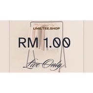 Live payment RM1 link for Lime.Tee.Shop live stream used only