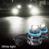 LED Car Fog Lights Headlight Bulb Devil Angel Eyes H11 H8 H11 9005 9006 Projector Lens 15000LM 3000K