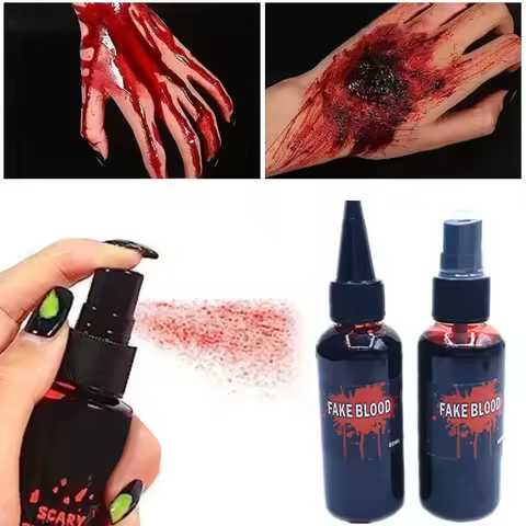 Halloween Plasma Spray Create Realistic Blood Effects Horror Fake Blood Spray Halloween Cosplay Make