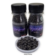 Pelet Dorpol 2mm (Pellet Channa Keluaran Elfaad)(Pellet Khusus Channa Varian Blue spt Pulchra, Andrao, Auranti)(25 gram)