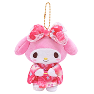 My Melody 漸層色和服毛公仔掛飾吊飾(平行進口)