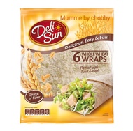 Deli Sun เดลิซัน แผ่นแป้ง แผ่นแป้งตอติญ่า ตอร์ติญ่า แผ่นแป้งพิซซ่า Tortilla wraps แบบธัญพืช