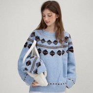 Letm in Iceland 復古提花柔軟羊毛費爾島毛衣
