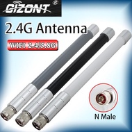 Wifi2.4G Omnidirectional High-Gain FRP 2.4Ghz 5.8Ghz Dual-Band Wifi Outdoor Antenna N Male5.8G Antenna Extender For Hotspot