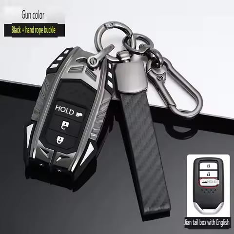 Zinc Alloy Car Key Case For Honda Fit Lucky Vezel City Civic Jazz BRV BRV HRV HRV Shuttle Gp8 19CRV 