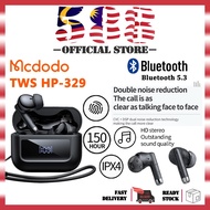 MCDODO TWS Wireless Bluetooth 5.3 Earphone in-Ear Headset Earbuds Earphone HP-329