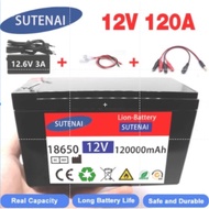 Upgraded 12v 120A Li Ion 18650 Battery Electric Vehicle Lithium Battery Pack 9V- 12V 35Ah 120Ah Buil