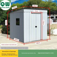 Outdoor tool shed, storage box, locker, outdoor metal shed