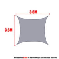 Grey Rectangle Waterproof Sun Shade Sail Awning Canopy Triangle Back Yard Shelter 98% UV Blocking Ox