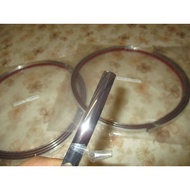 Chrome lining bumper iswara