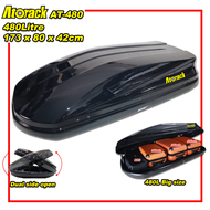 ATORACK Car Roof Box ABS Material Glossy Black Slim Compact Cargo Roofbox Carrier.Kotak Bumbung Kereta