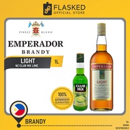Emperador Light 1L + Club Mix Lime 350mL Bundle Promo