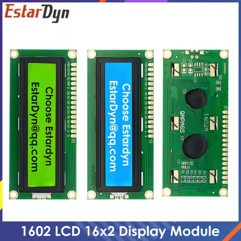 LCD1602 1602 LCD Module Blue / Yellow Green Screen 16x2 Character LCD Display PCF8574T PCF8574 IIC I
